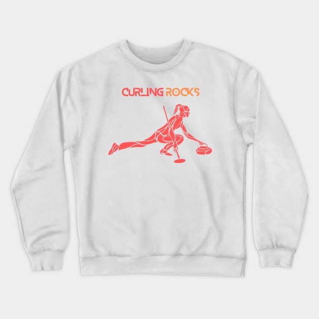 Curling rocks Crewneck Sweatshirt by smkworld